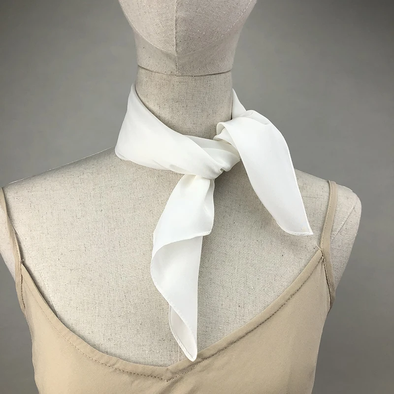 Scarf Silk Square - New Women Silk Scarf Square Neck