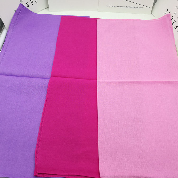 Bandana Cotton - Cotton Pure color Turban Hip-hop Unisex
