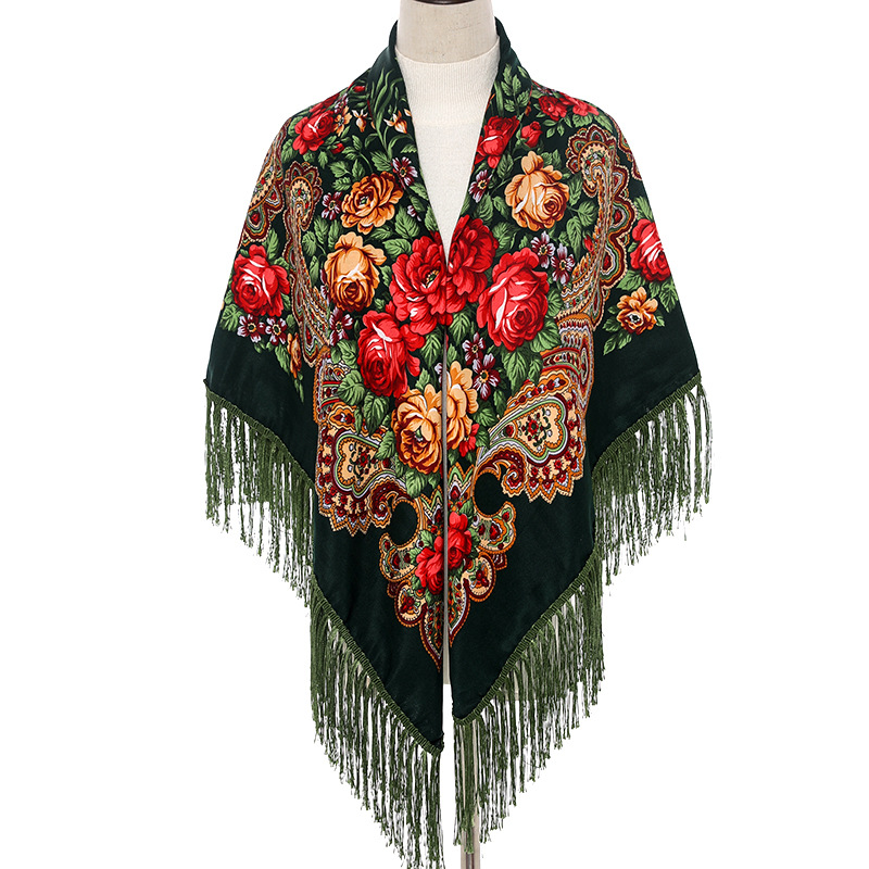 Bandana Cotton - 135*135cm Women Russian Style Big Square