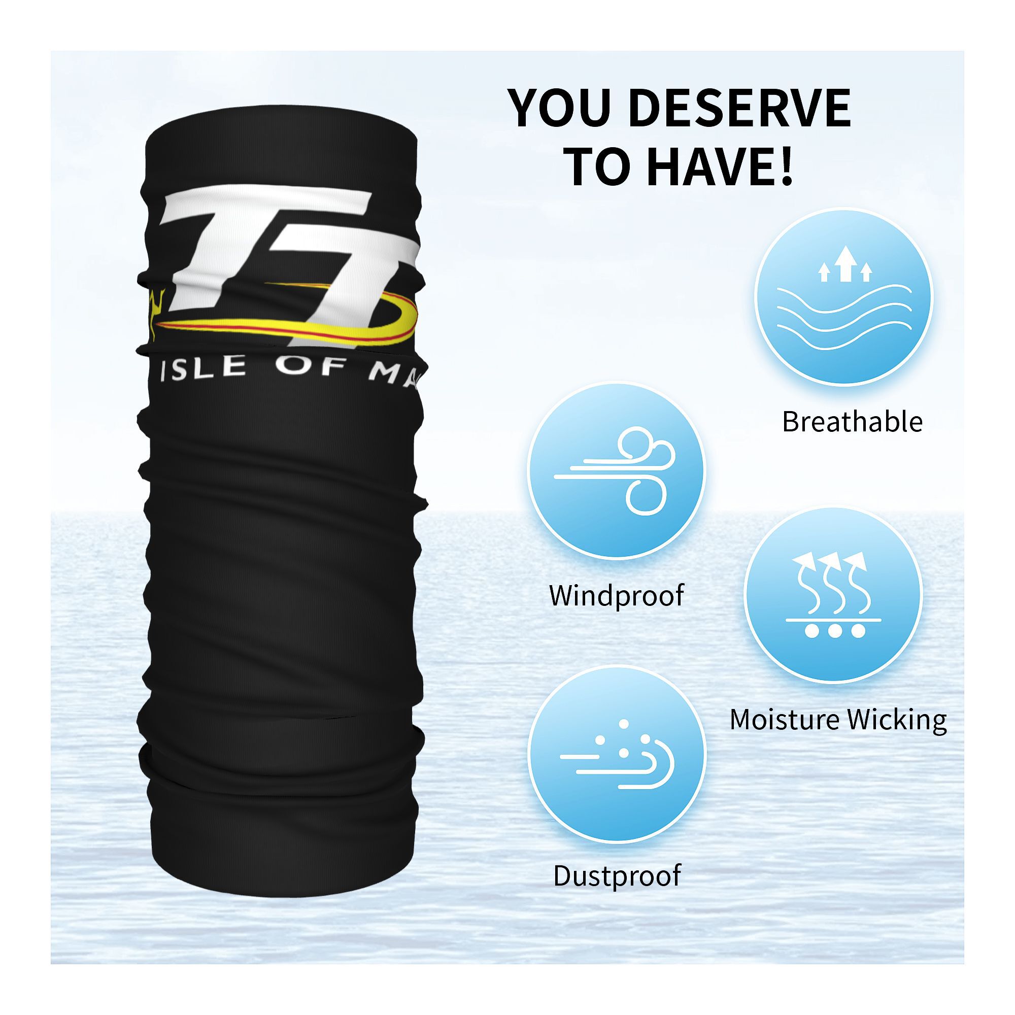 Custom Motorcycle Sport Isle o - Neck Warmer Tube 评论和价格