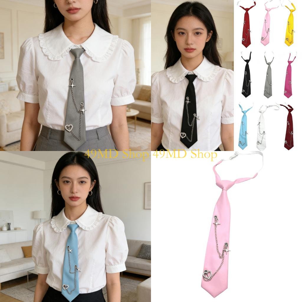 49MD Modern Metal Chain Detail - Bow Tie Pre Tied 评论和价格