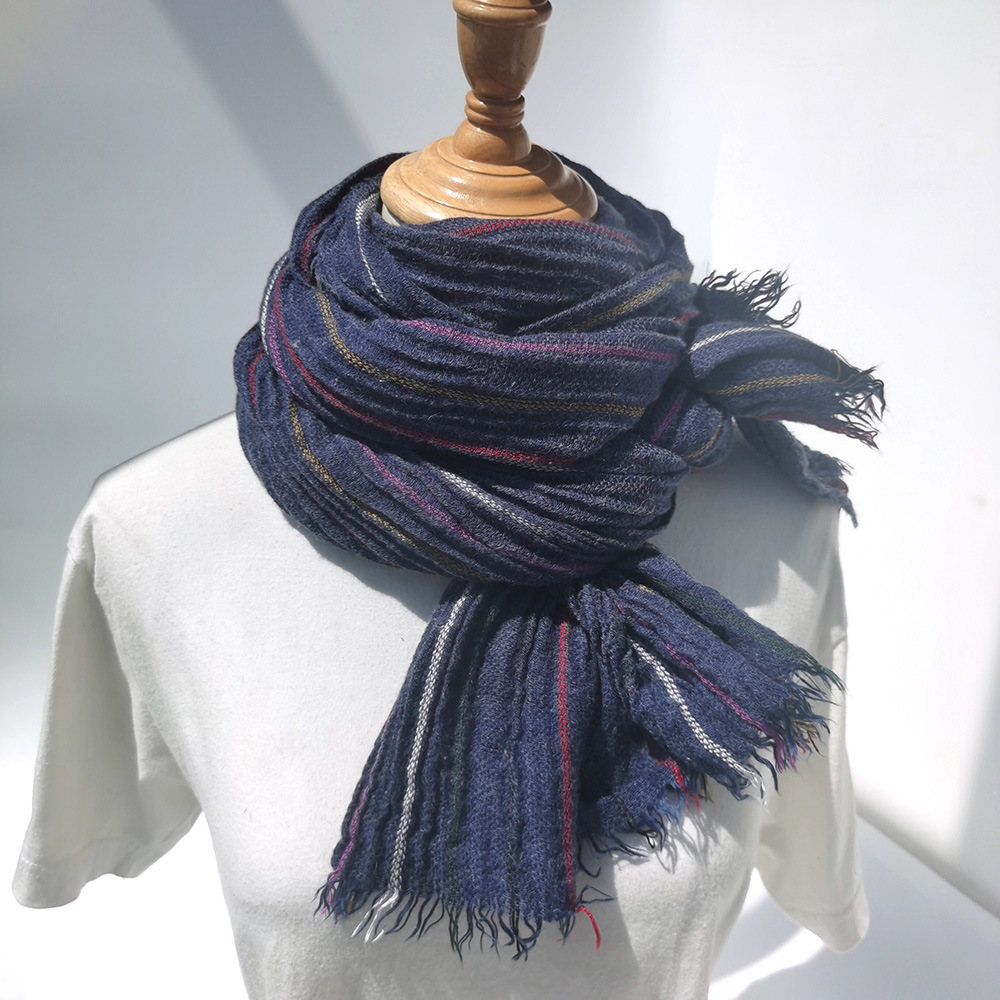 Warm Winter Men's Wool Scarf F - Muffler Men Wool 评论和价格