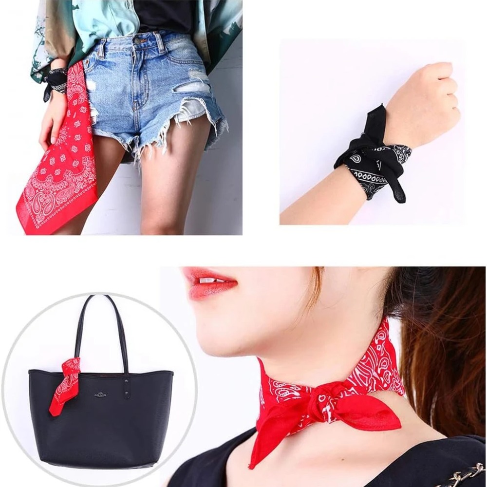 Unisex Men Women Bandana Hairb - Handkerchief Cotton Men 评论和价格