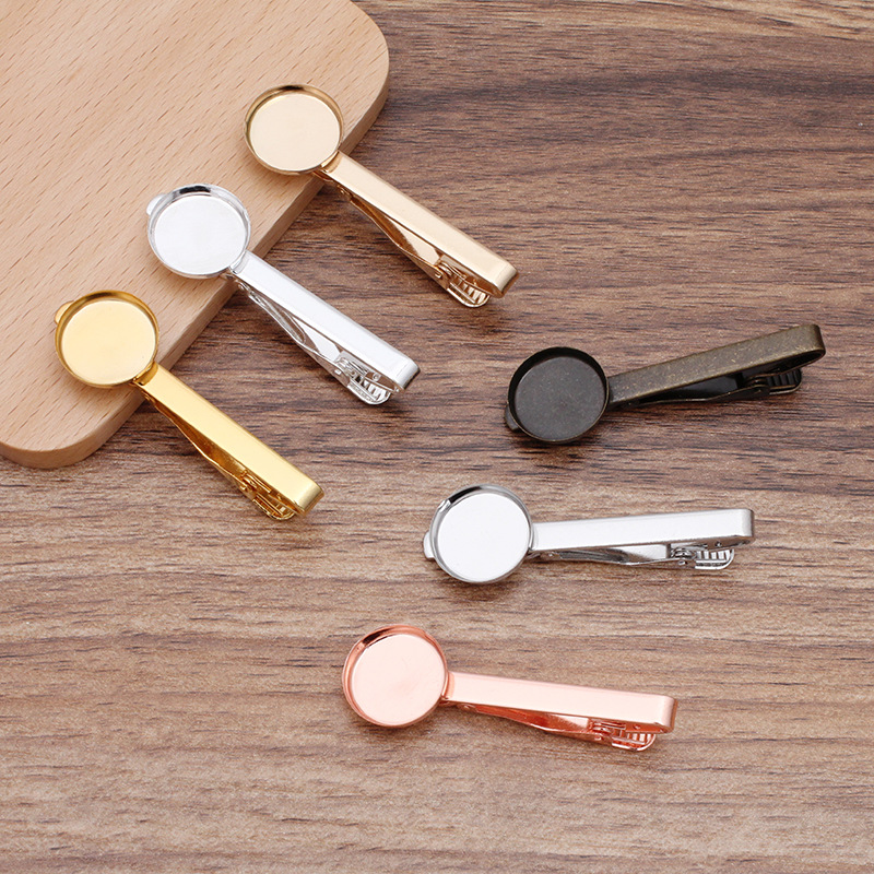 50pcs Color Necktie Tie Clip C - Tie Bar Set Gift 评论和价格