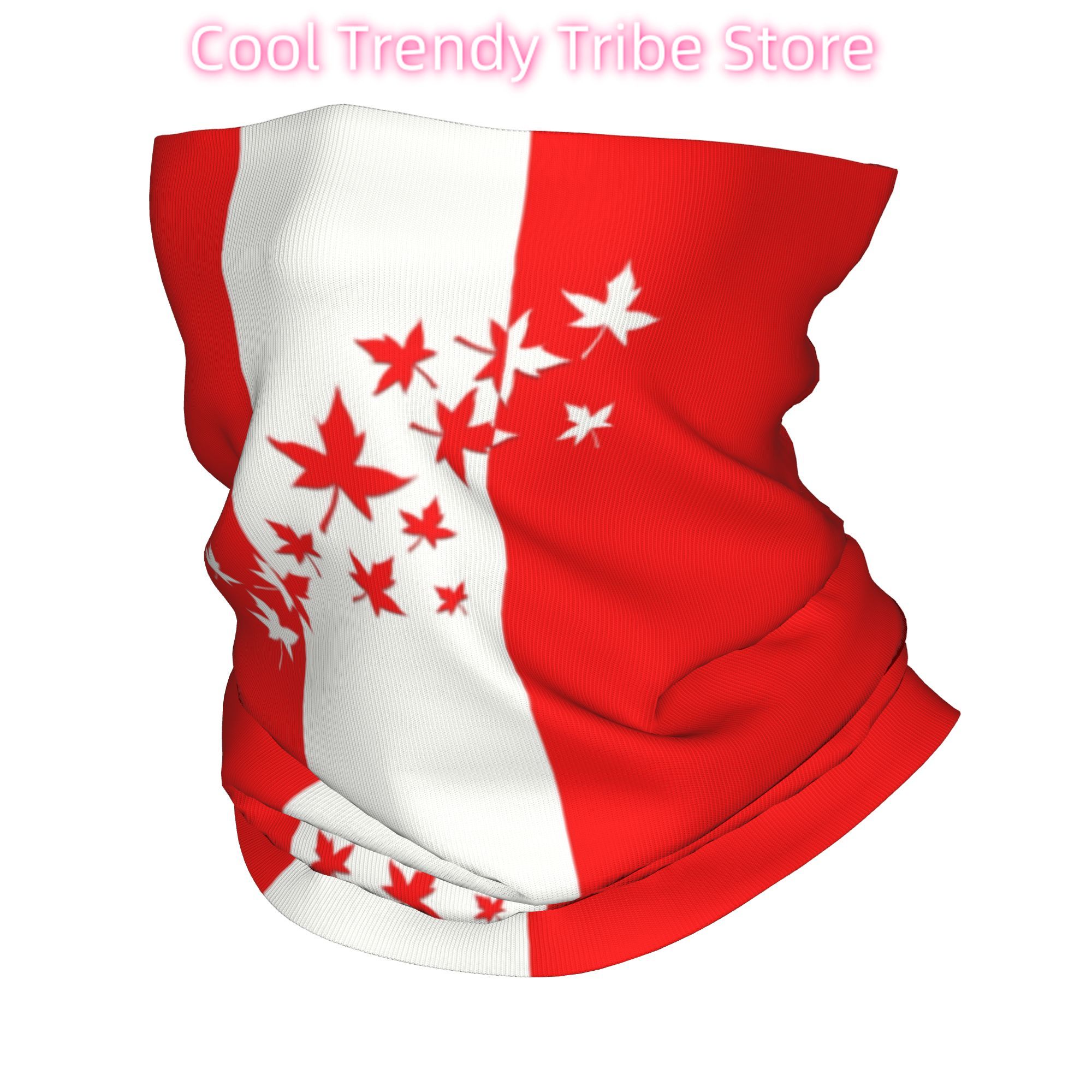 Custom Maple Leaf Canada Flag  - Neck Warmer Tube 评论和价格