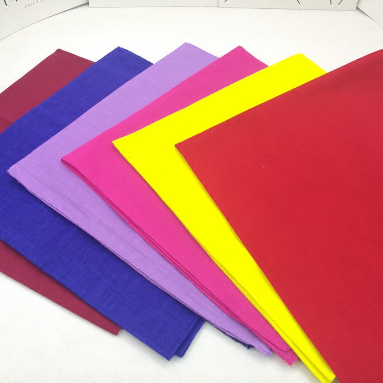 Cotton Pure color Turban Hip-h - Bandana Cotton 评论和价格