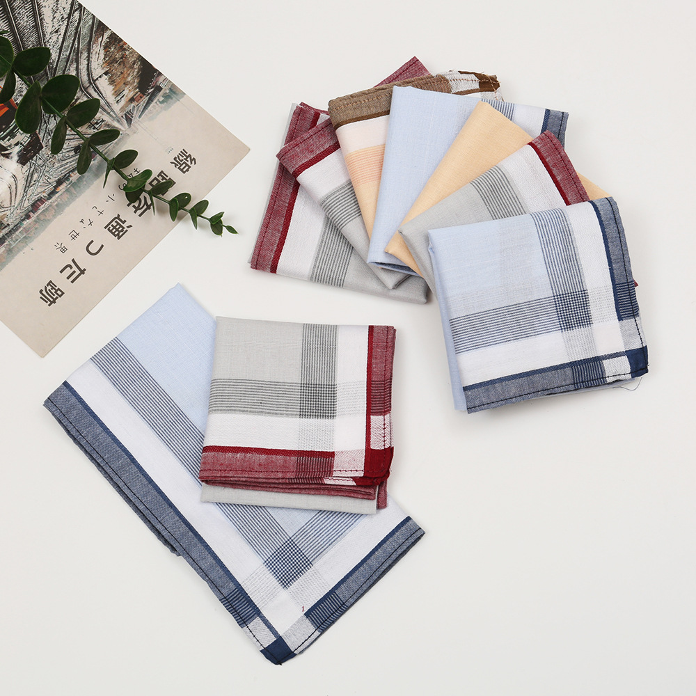 3/6/12 Pcs Handkerchief Pure C - Pocket Square Set 评论和价格