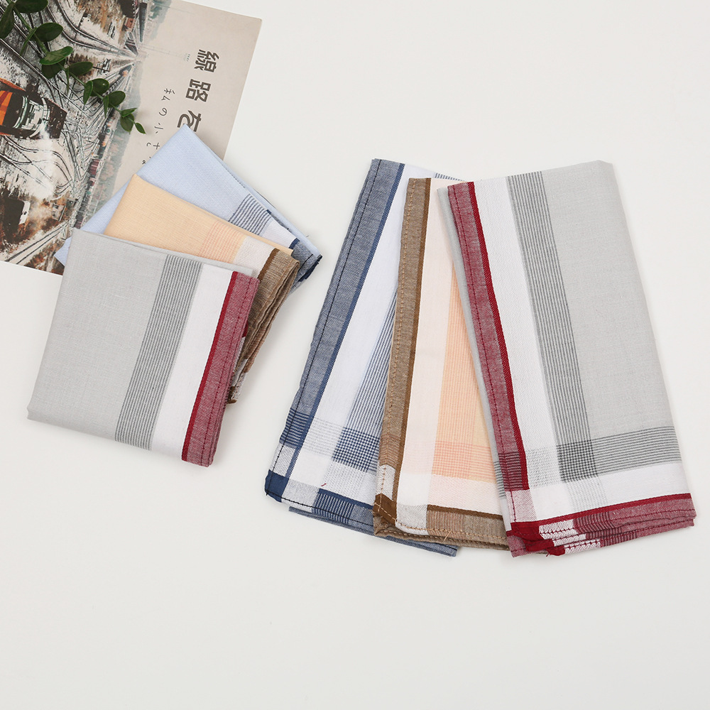 3/6/12 Pcs Handkerchief Pure C - Pocket Square Set 评论和价格