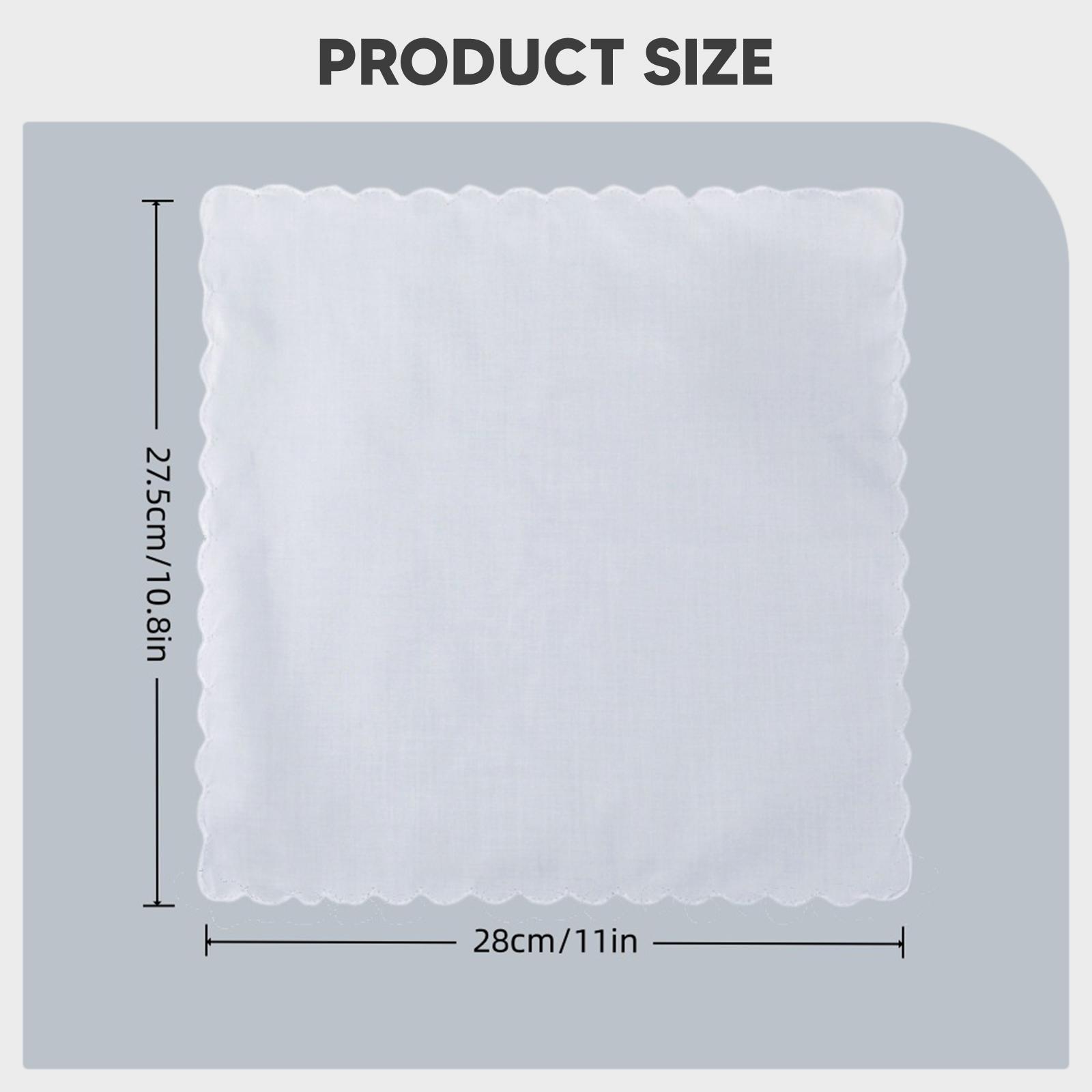 6x Cotton Handkerchiefs for Me - Handkerchief Cotton Men 评论和价格