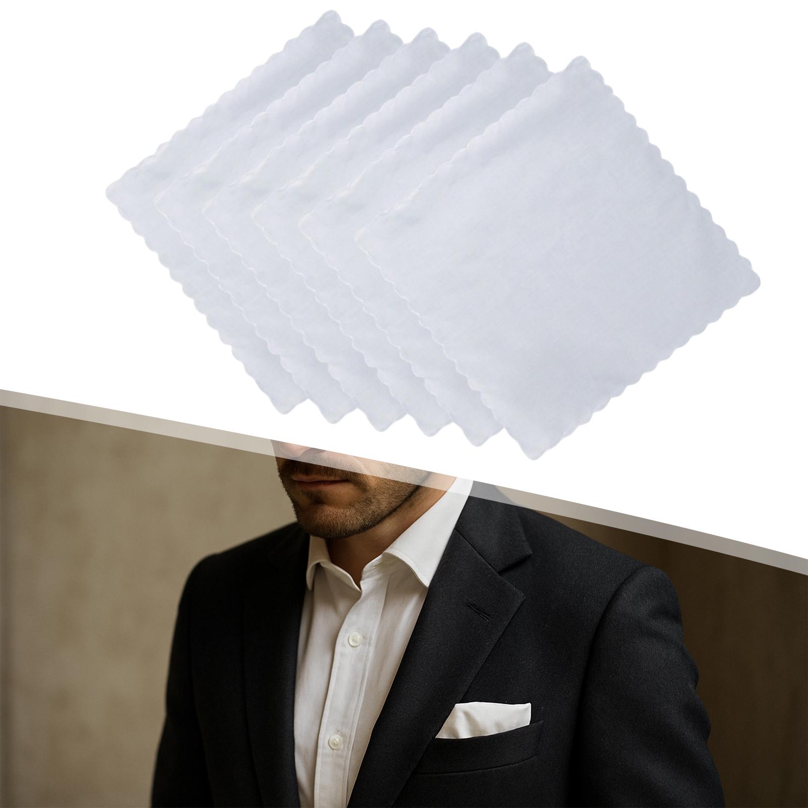 6x Cotton Handkerchiefs for Me - Handkerchief Cotton Men 评论和价格