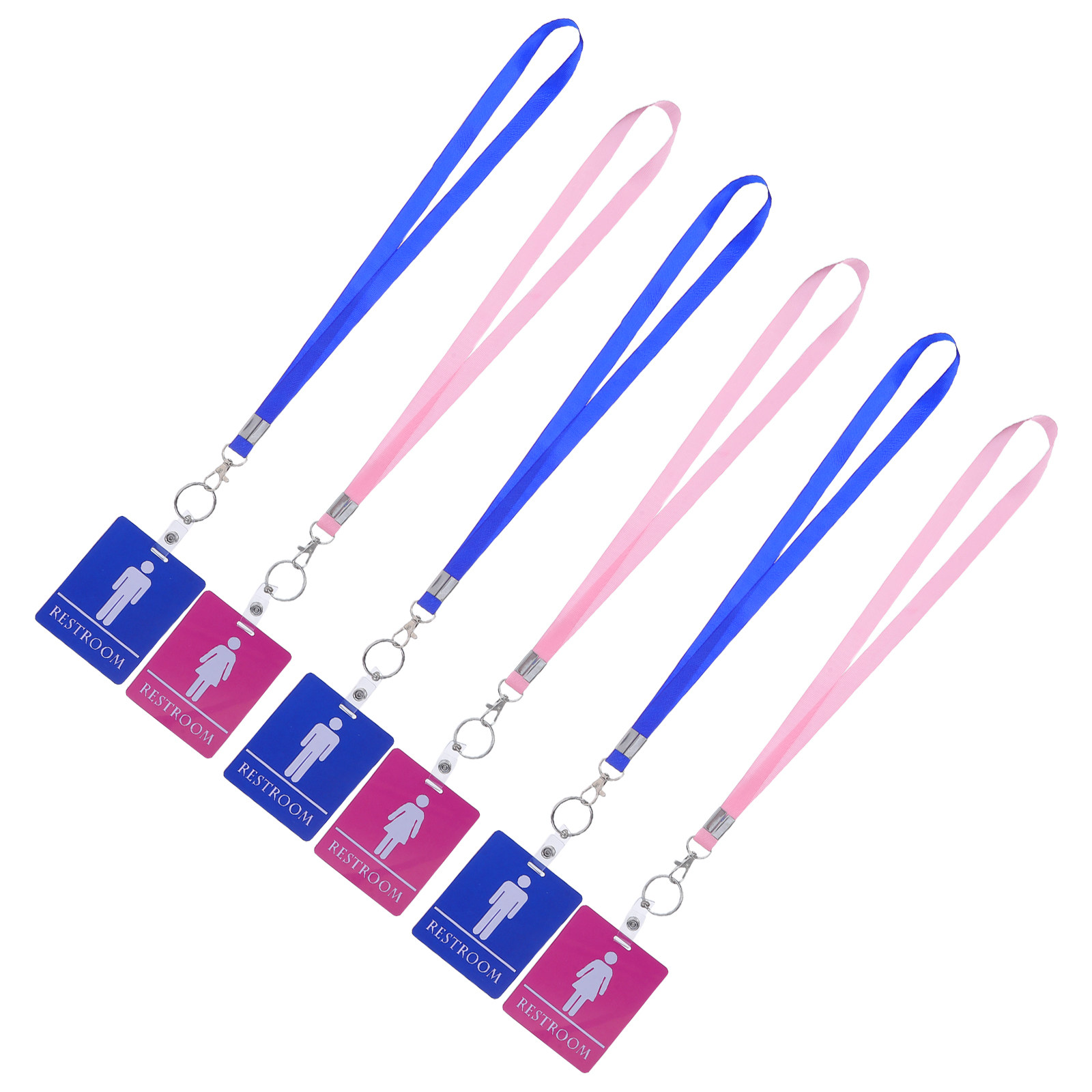 6 Pcs Bathroom Access Badge Ha - Lanyard Badge Holder 评论和价格