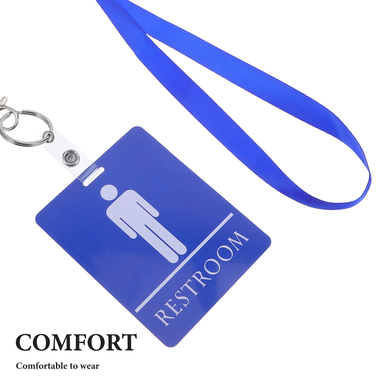 6 Pcs Bathroom Access Badge Ha - Lanyard Badge Holder 评论和价格