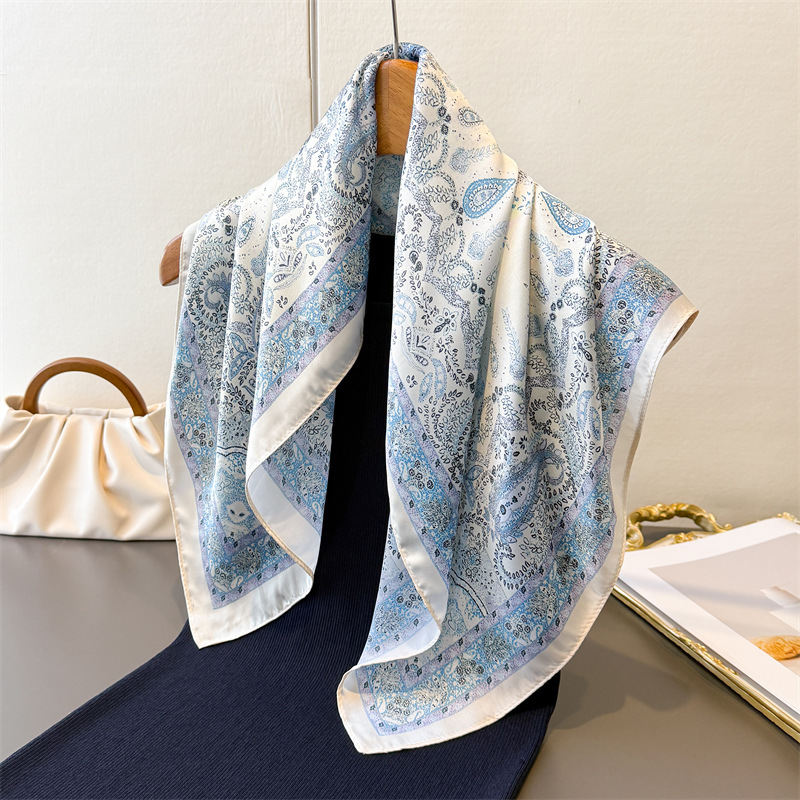 Women's Vintage Thin Satin Sca - Face Scarf Mask 评论和价格