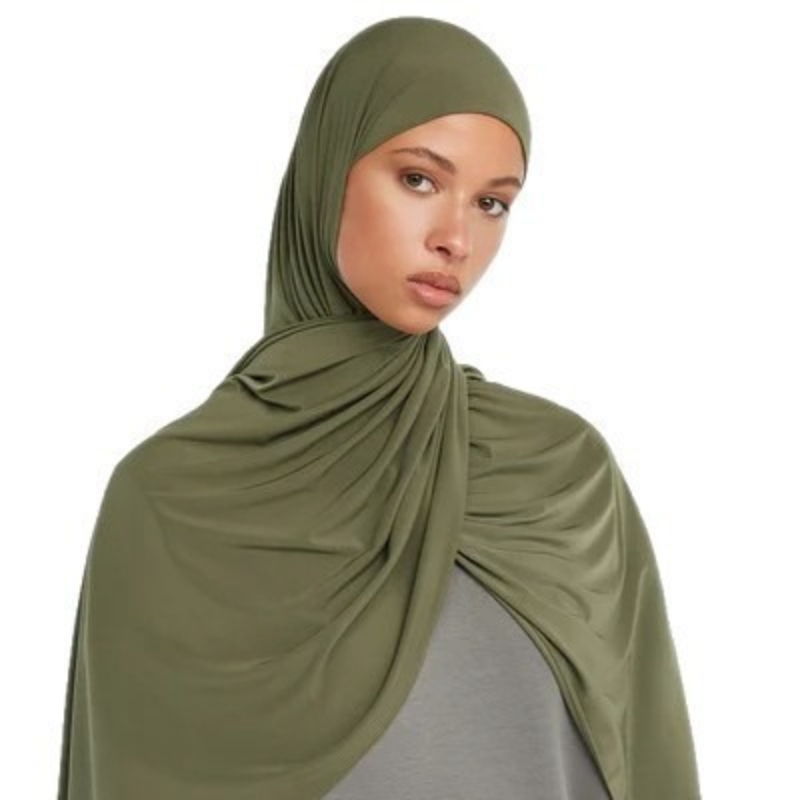 D9 Premium Liquid Jersey Hijab - Head Wrap Turban 评论和价格