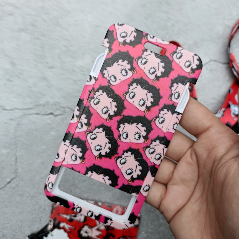 Betty Boop series anime bus ca - Lanyard Badge Holder 评论和价格